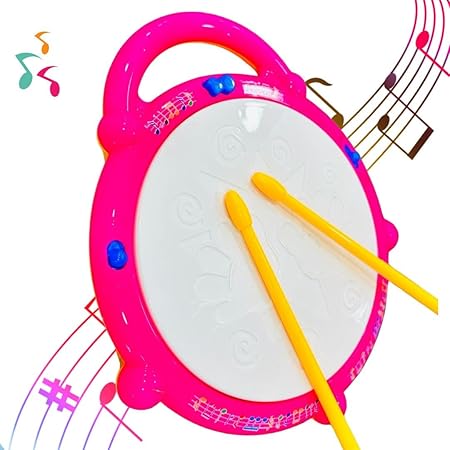 Premium Flash Drum Toy with Lights & Music