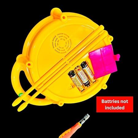 Premium Flash Drum Toy with Lights & Music