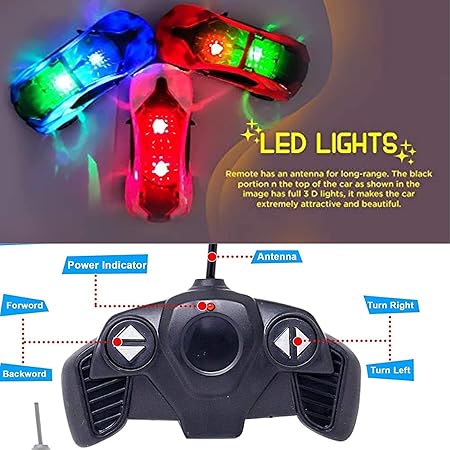 Rechargeable High-Speed RC Car with Smoke Function