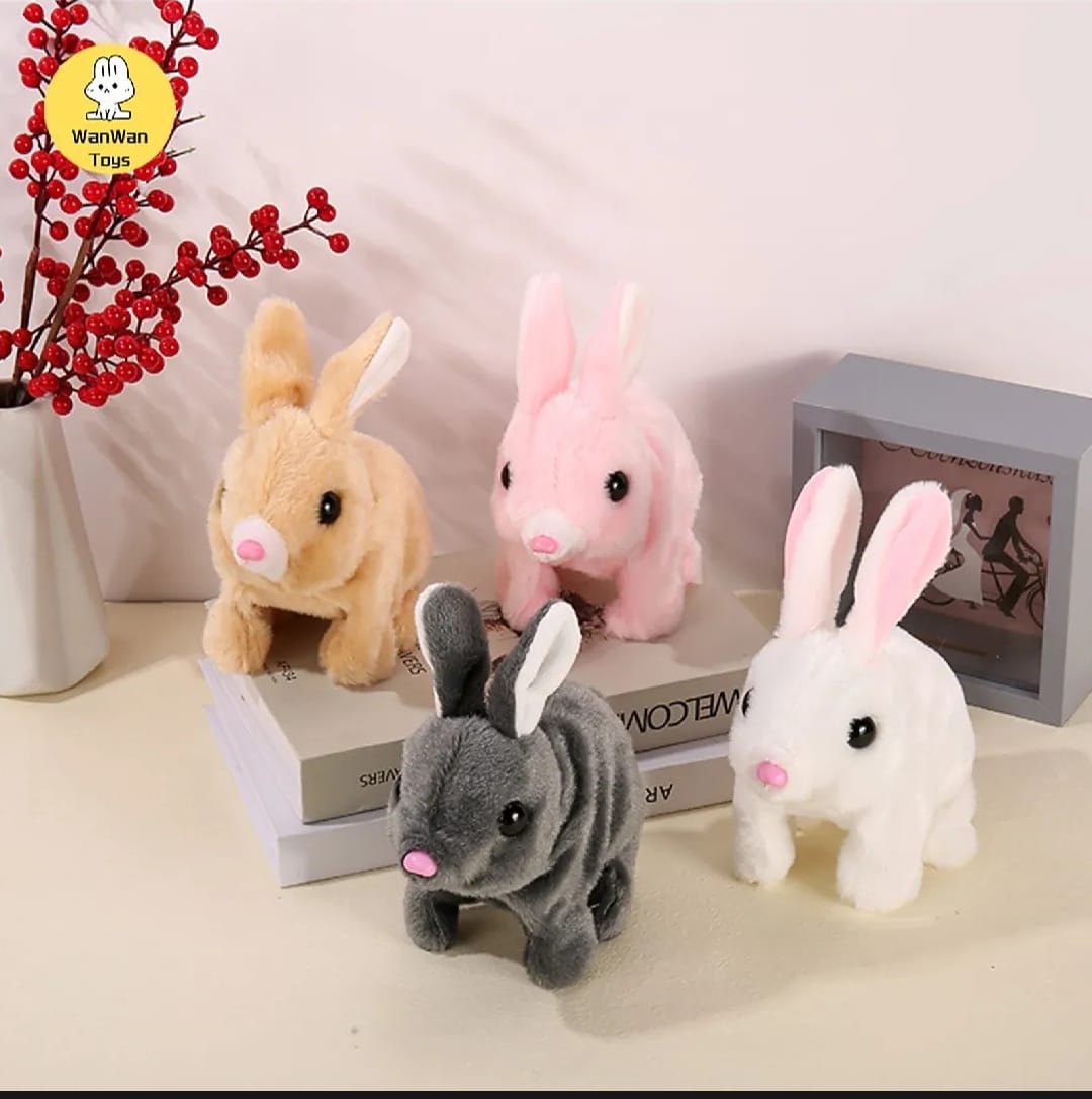 Electric Walking Rabbit Toy with Sound