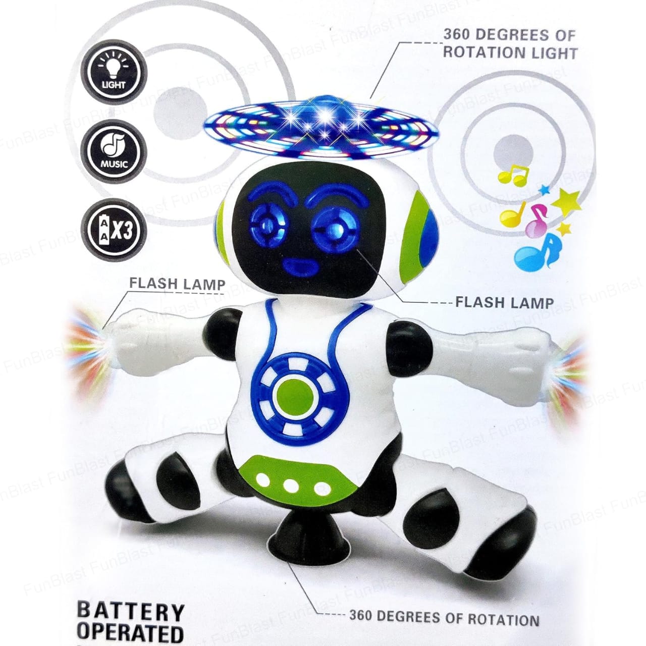FunBlast Dancing Robot with Music