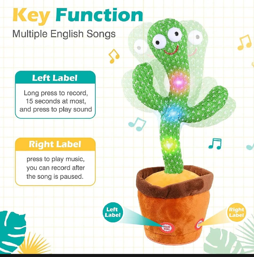 Dancing Cactus Talking Toy
