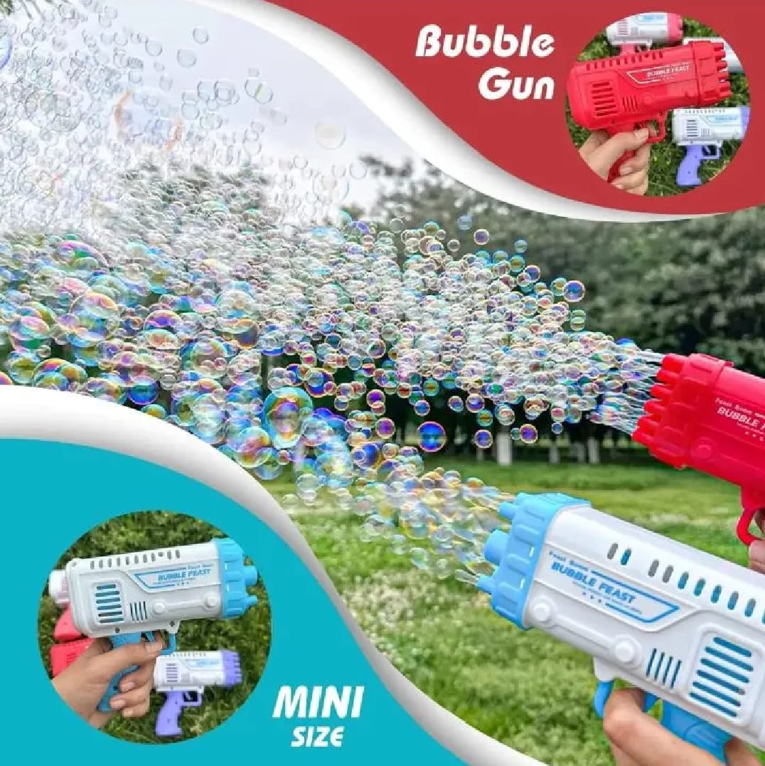 Automatic Electric Gatling Bubble Gun