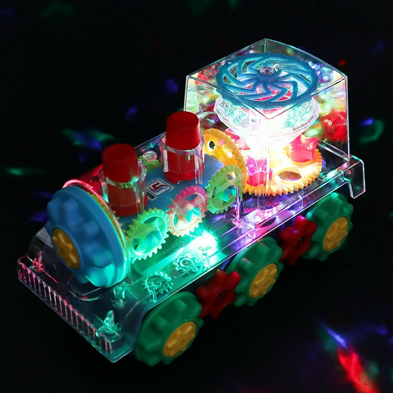 Momihoom Electric Transparent Gear Train Toy